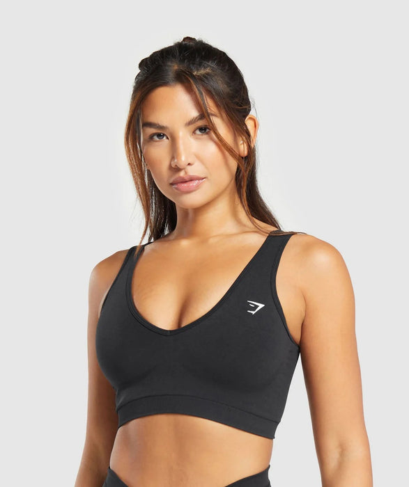 Everyday Seamless Sports Bra - Black