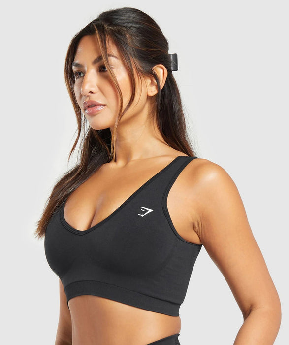 Everyday Seamless Sports Bra - Black