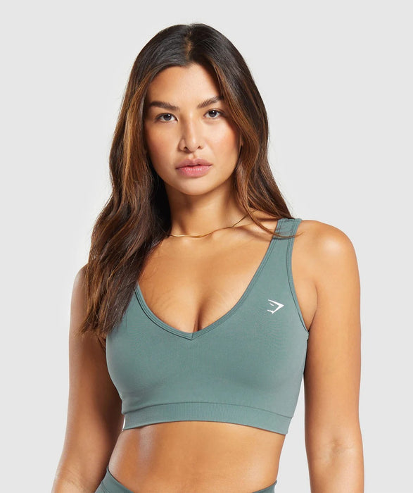 Everyday Seamless Sports Bra - Cargo Teal