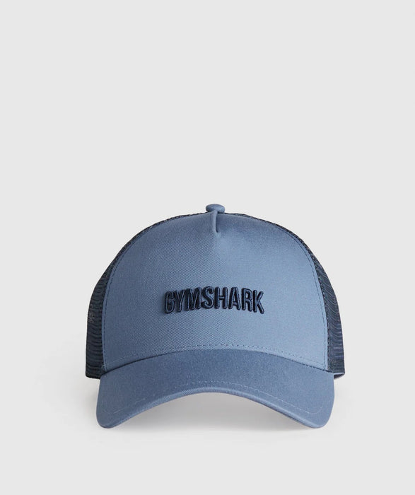 Wordmark Trucker Cap - Faded Blue