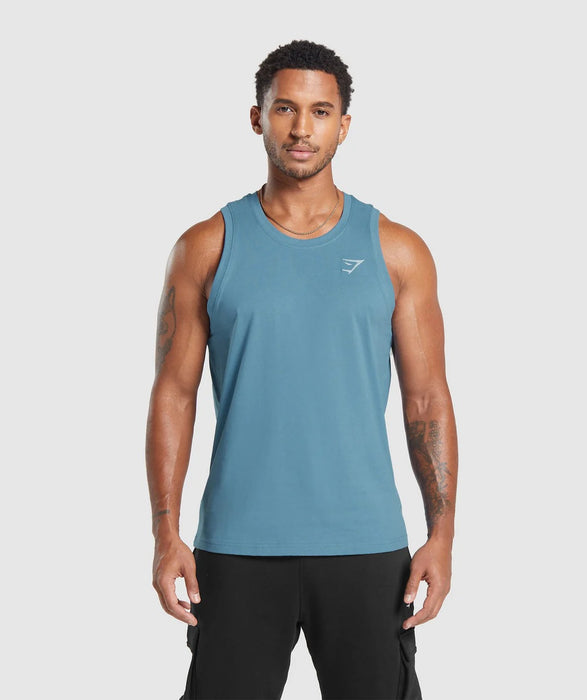 Crest Tank - Faded Blue