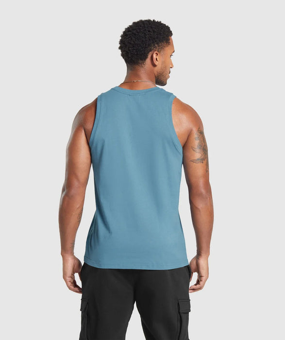 Crest Tank - Faded Blue