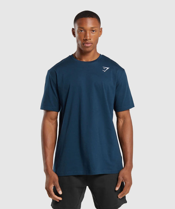 CREST T-SHIRT NAVY