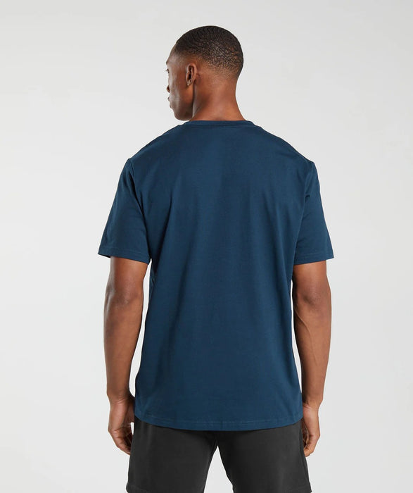 CREST T-SHIRT NAVY