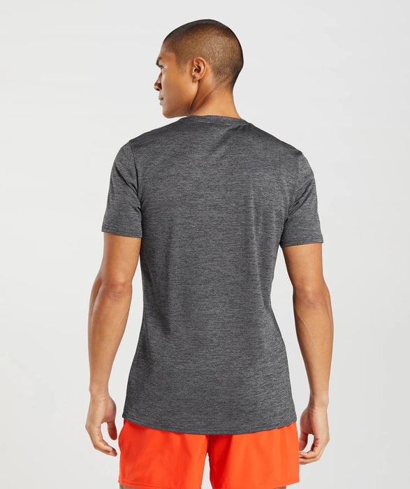 Arrival Marl T-Shirt - Black/Silhouette Grey Marl