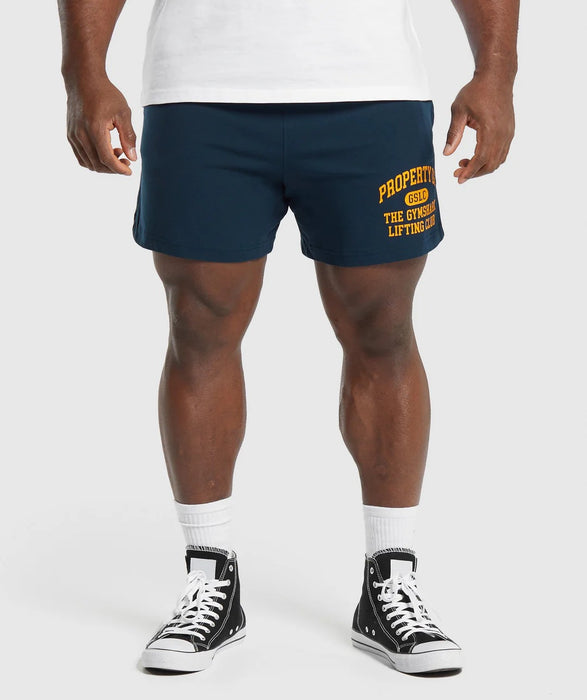 Lightweight Jersey Shorts - Navy