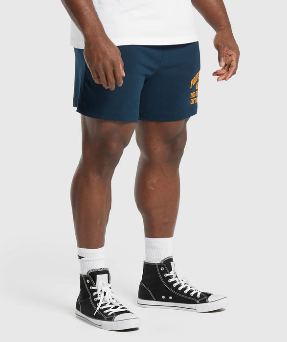 Lightweight Jersey Shorts - Navy