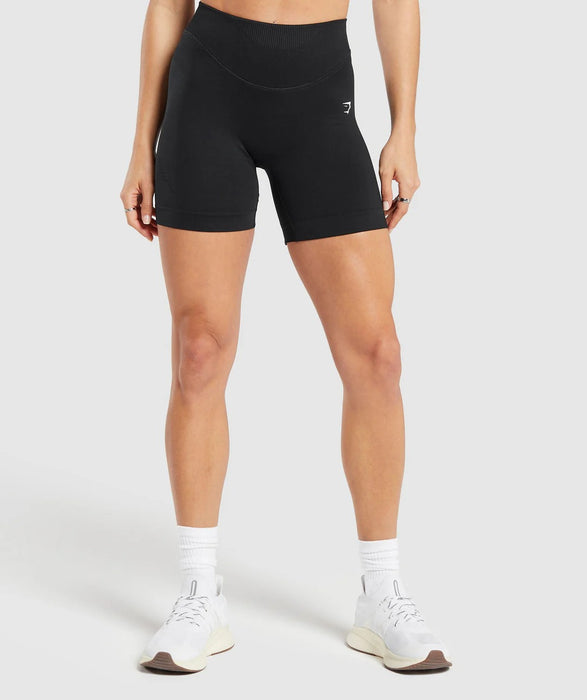 Sweat Seamless Shorts - Black