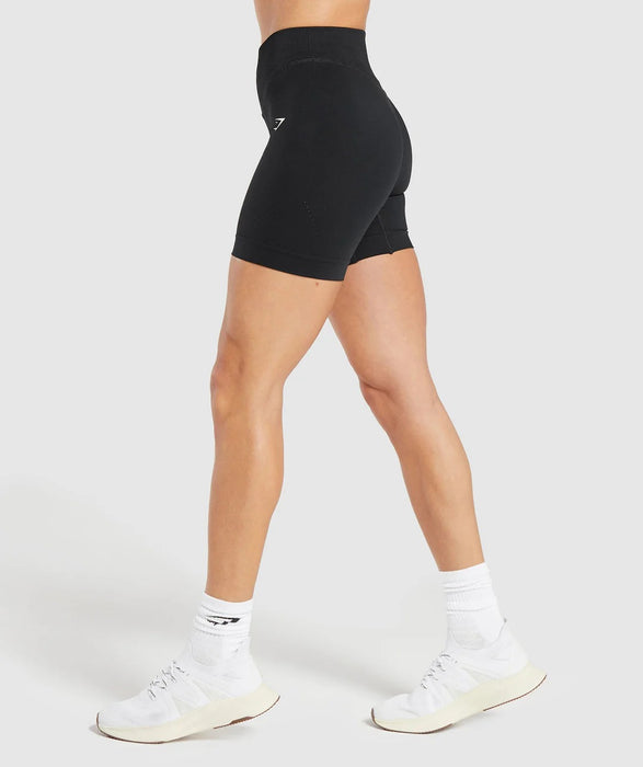 Sweat Seamless Shorts - Black