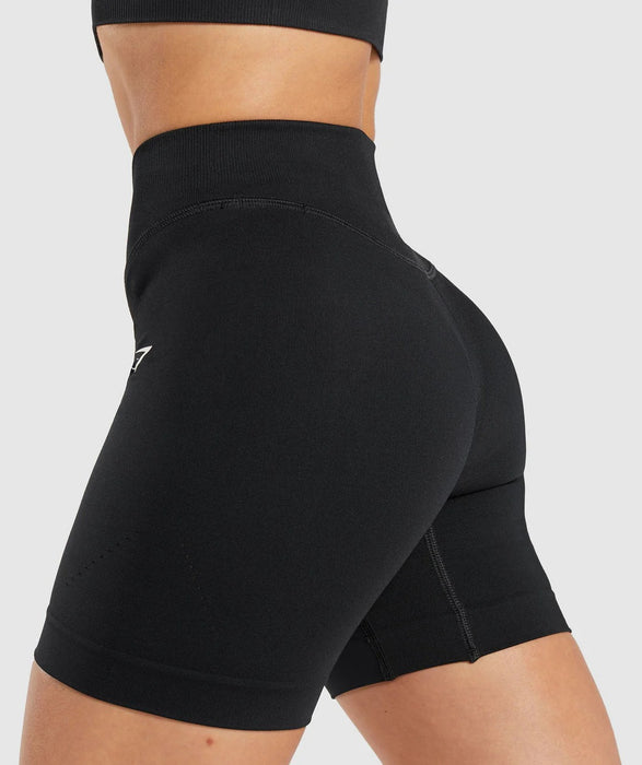 Sweat Seamless Shorts - Black