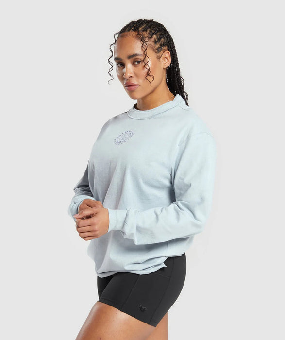 Legacy Long Sleeve Top - Fresh Blue