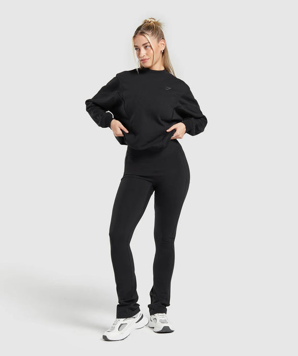 Rest Day Cotton Contour Pullover - Black