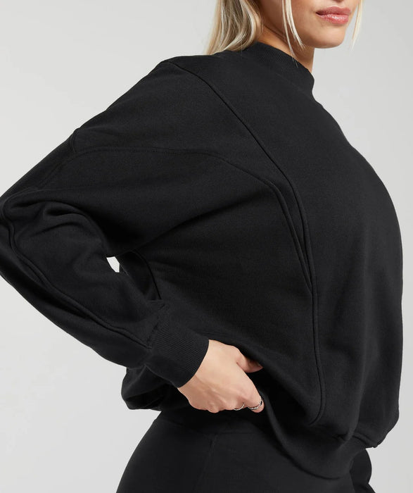 Rest Day Cotton Contour Pullover - Black