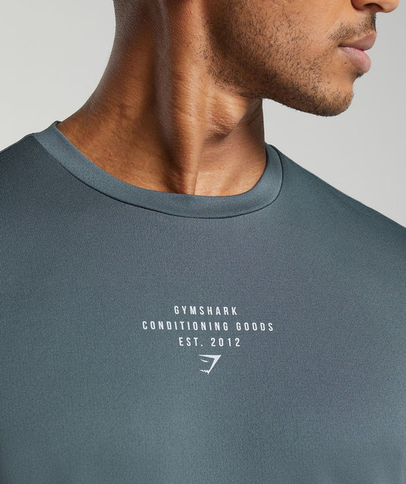 Conditioning Goods T-Shirt - Titanium Blue