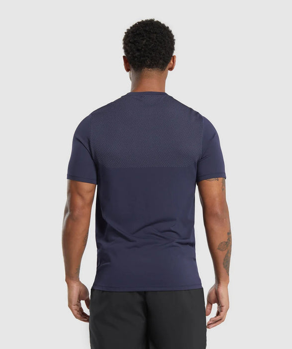 Vital Seamless T-Shirt - Navy/Light Grey