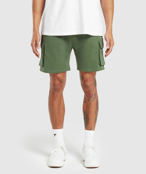 Crest Cargo Shorts - Core Olive