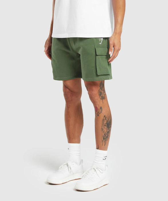 Crest Cargo Shorts - Core Olive