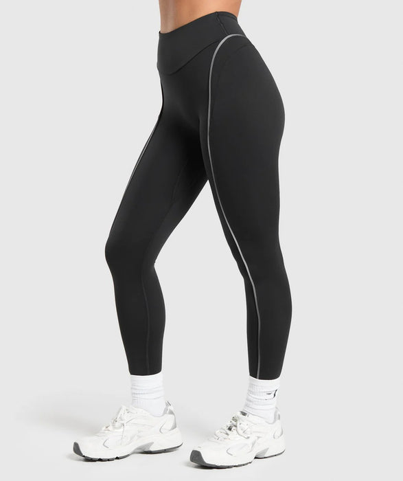 Contour Leggings - Black/Metal Grey