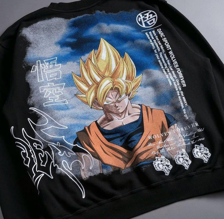 Goku London Crewneck in Black