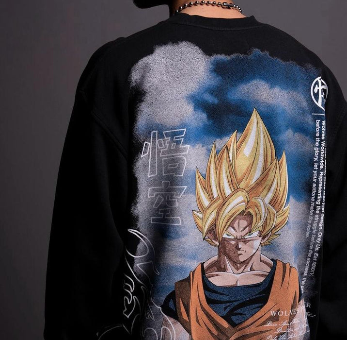 Goku London Crewneck in Black