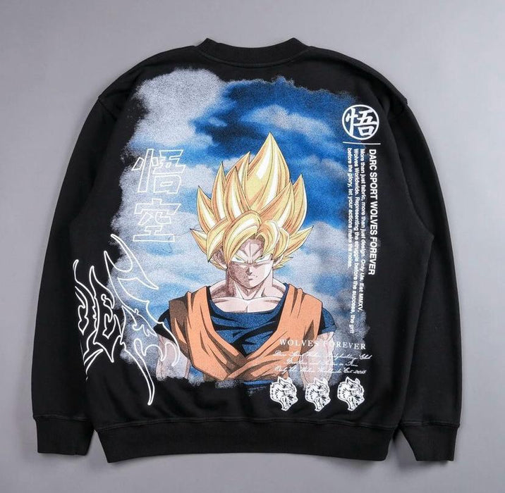 Goku London Crewneck in Black