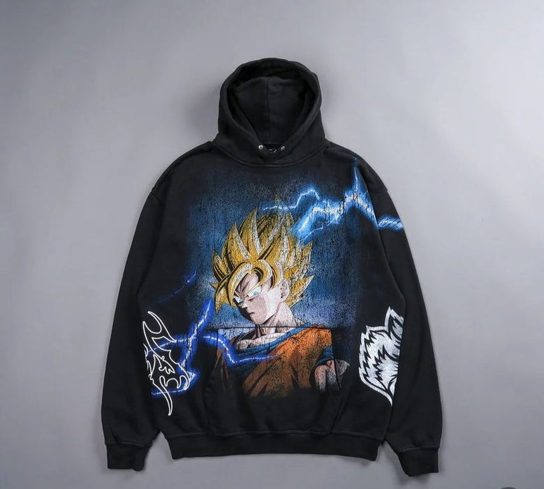 Goku Energy "Pierce" Hoodie in Black-Darcsport