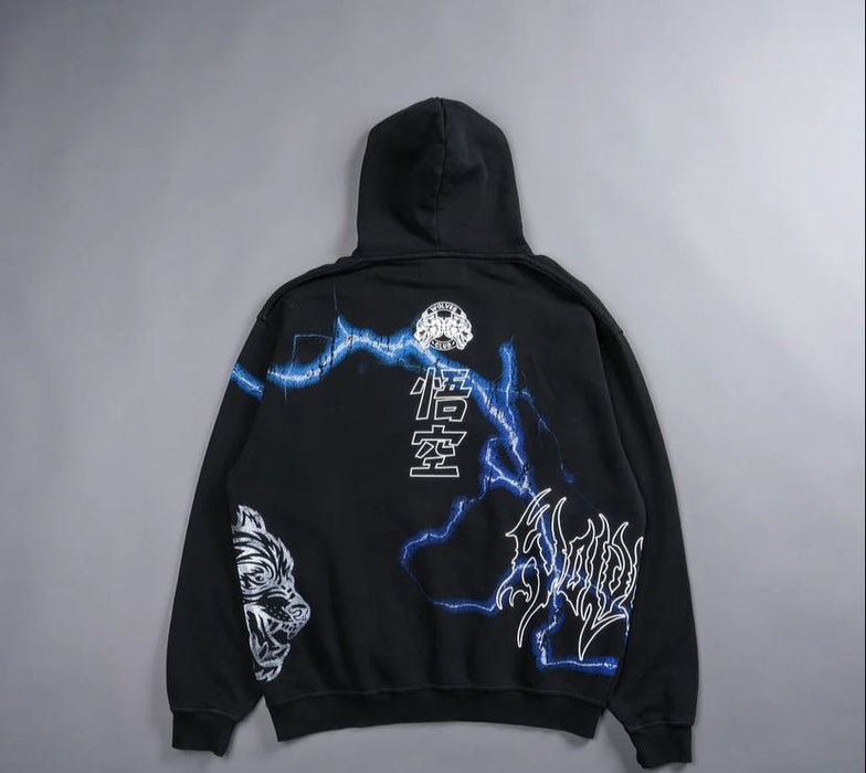 Goku Energy "Pierce" Hoodie in Black-Darcsport