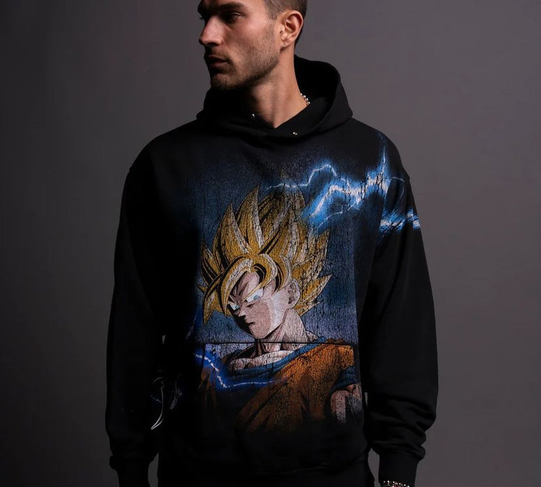 Goku Energy "Pierce" Hoodie in Black-Darcsport