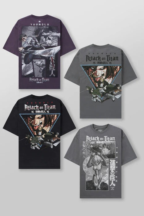 4191 - AOT© x YLA Classic Tees Attack Titan