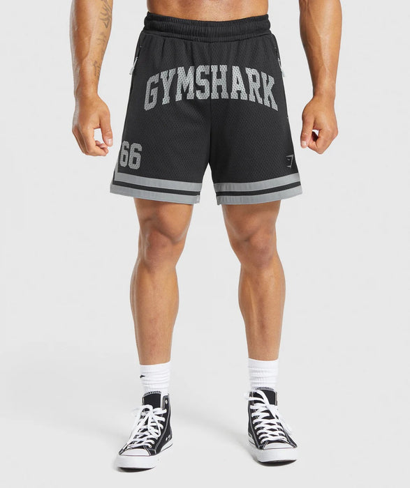 Varsity Mesh Shorts Black