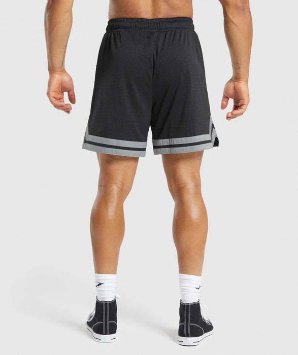 Varsity Mesh Shorts Black