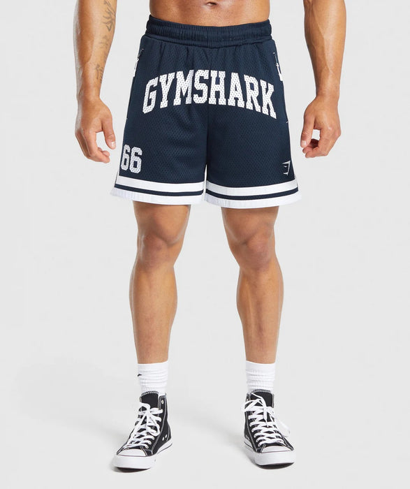 Varsity Mesh Shorts Navy