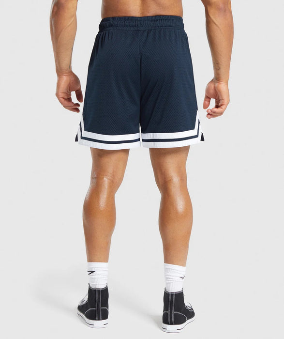 Varsity Mesh Shorts Navy