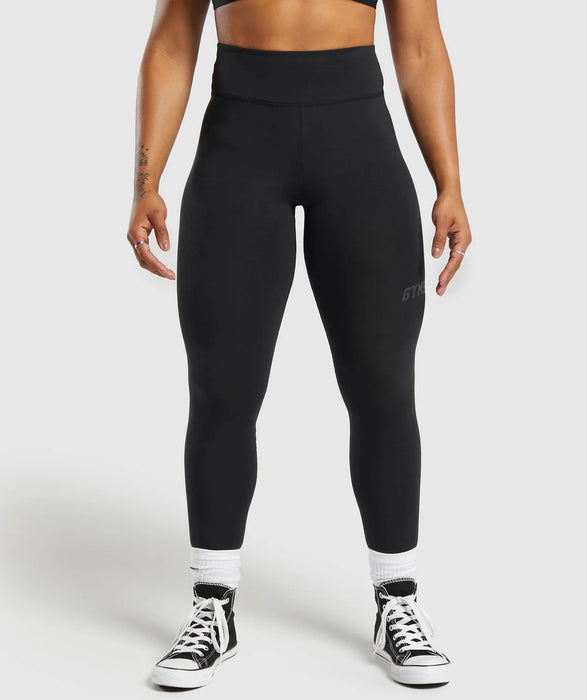 Gymshark Lifting Logo Leggings Black