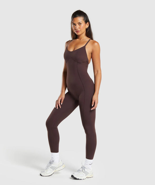 Strappy All in One Full length - Heritage Brown