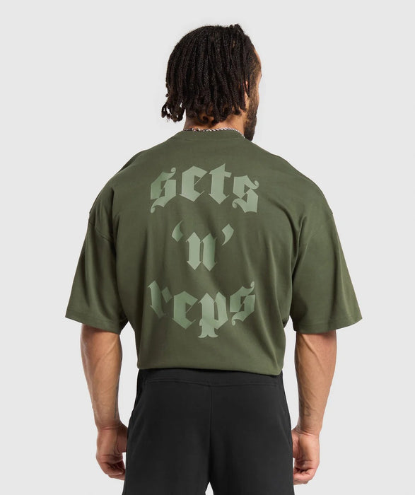 Sets N Reps T-Shirt Winter Olive