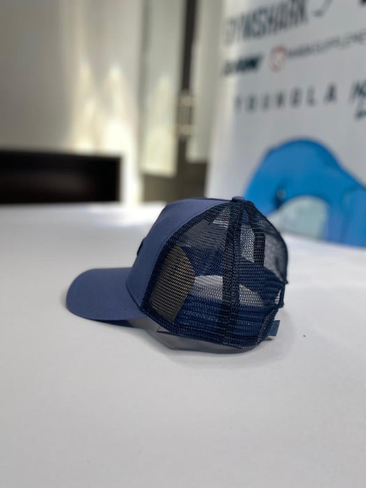 Wordmark Trucker Cap - Faded Blue