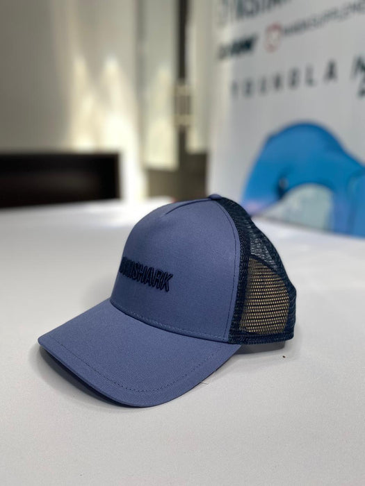 Wordmark Trucker Cap - Faded Blue