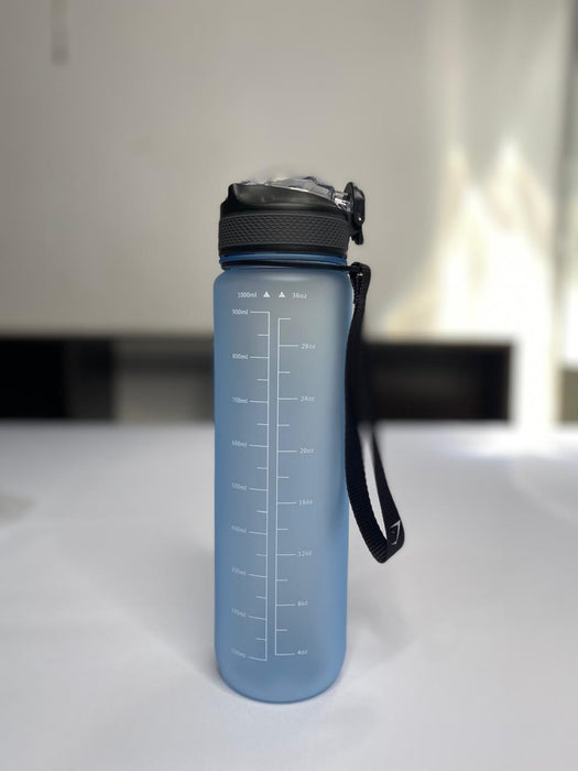 Sports Bottle With Straw - Bench Blue