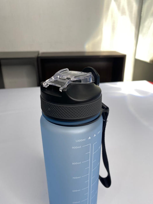 Sports Bottle With Straw - Bench Blue