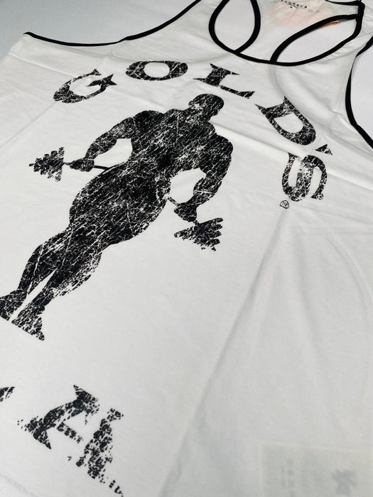 3014 - Golds Gym Classic Stringers White