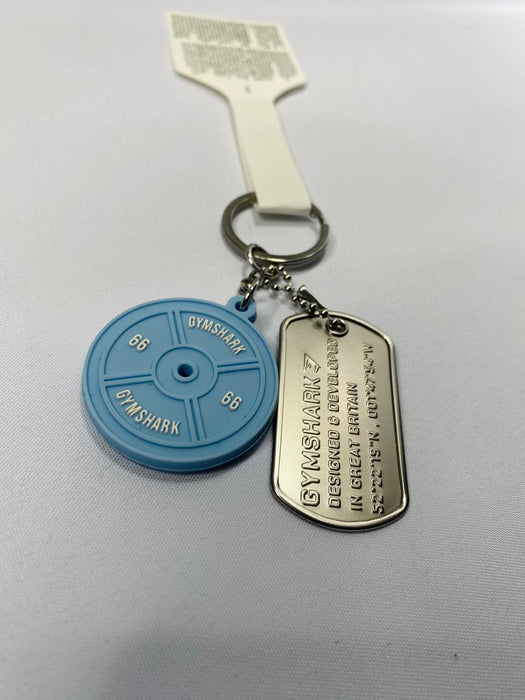 Weight Plate Charm - Athletic Light Blue