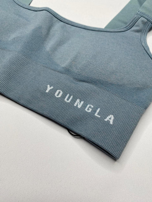 W308 SEAMLESS SPORTS BRA SKYLIGHT