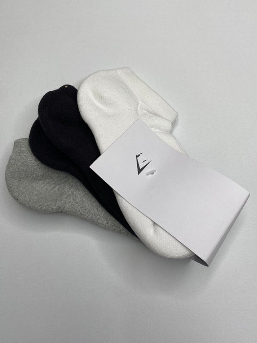 TRAINER SOCKS 3PK / WHITE/BLACK/LIGHT GREY MARL