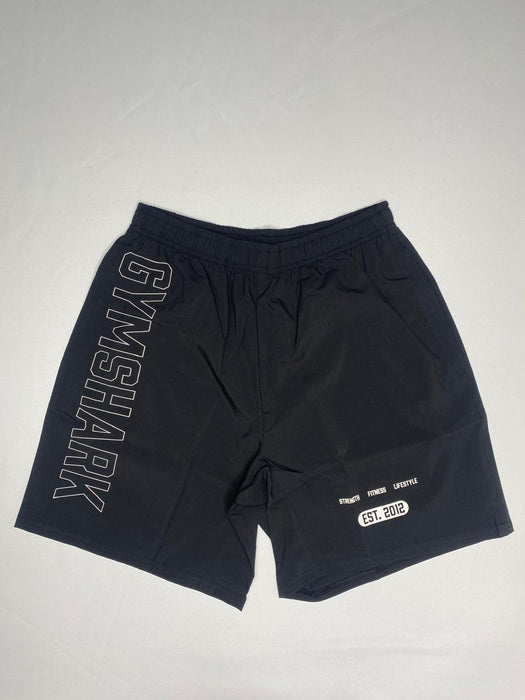 FITNESS GRAPHIC SHORTS - BLACK