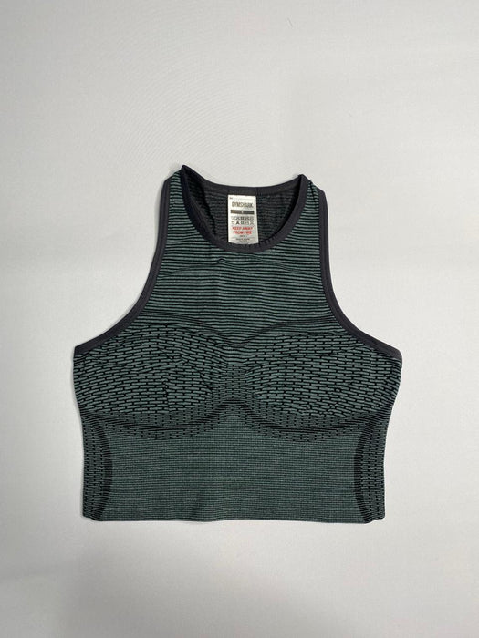 Sport Seamless Cropped Tank Victory Green