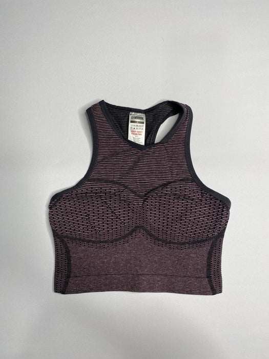 Sport Seamless Cropped Tank Magenta Purple