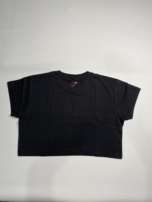 Strong Women Crop Top - Black