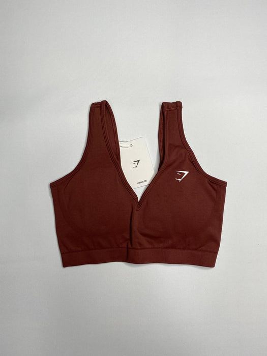 Everyday Seamless Sports Bra - Burgundy Brown
