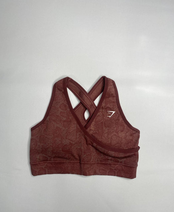 Adapt Animal Seamless Sports Bra - Modern Blush Pink/Magenta Brown